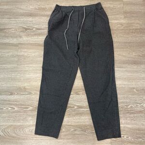 Massimo Dutti Gray Houndstooth Cotton Sweatpants Treasure sz US4